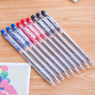 3 Pieces - Set Of Transparent Simple Type 0.7mm Bullet Refill Ball Pen_1